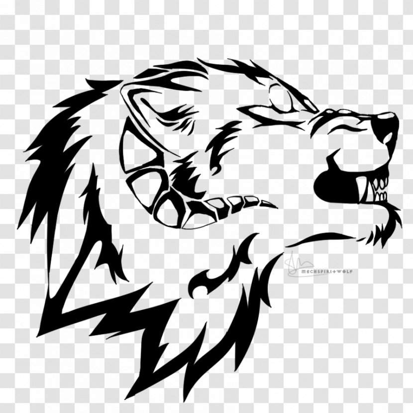 Lion Snarl Tiger Growling Drawing - Head - Wolf-head Transparent PNG