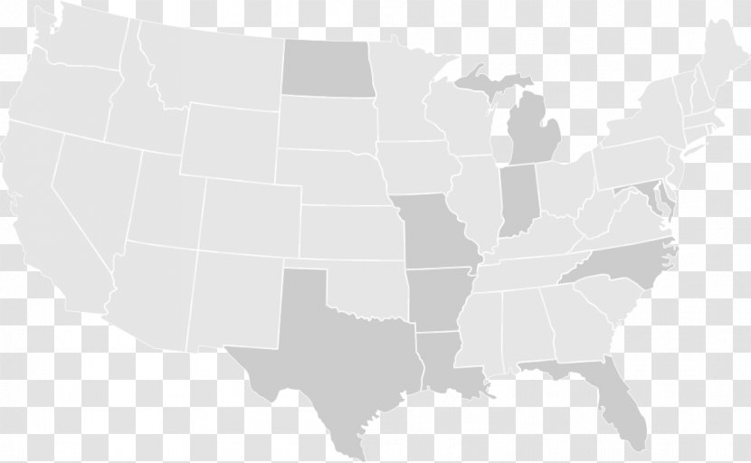 United States Presidential Election, 2020 Blank Map U.S. State - Mapa Polityczna Transparent PNG