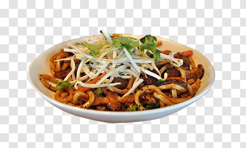 Chow Mein Chinese Noodles Ramen Moo Shu Pork Instant Noodle - American Cuisine - Mushroom Dish Transparent PNG