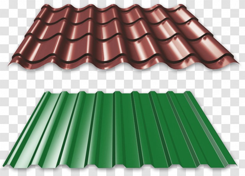 Blachodachówka Corrugated Galvanised Iron Dachdeckung Roof Material - Steel - Building Transparent PNG