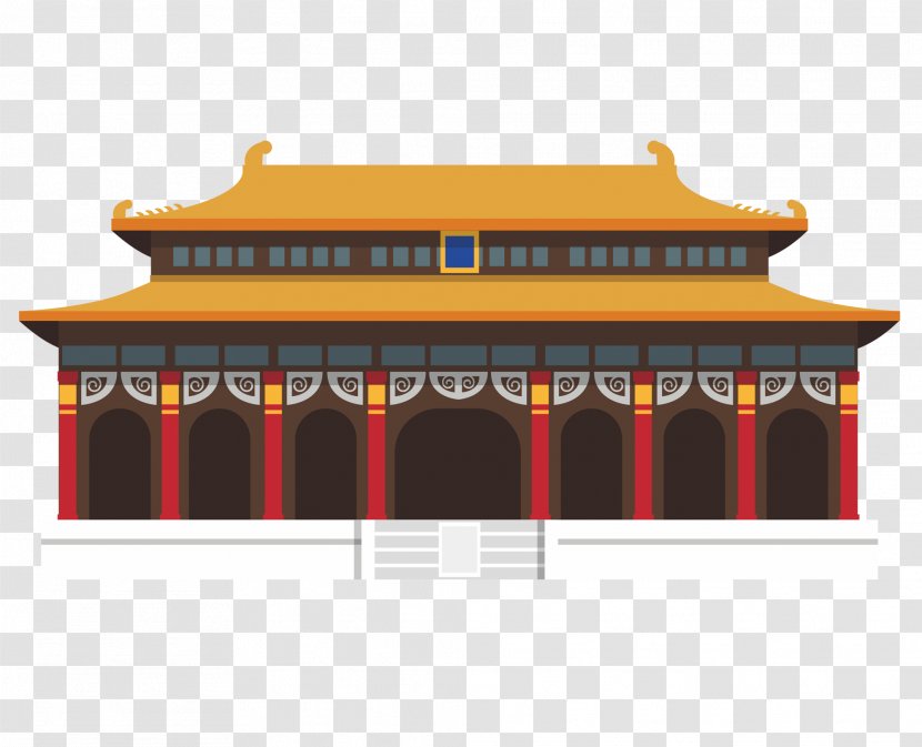 Forbidden City Great Wall Of China Image Tiananmen Square - Architectural Transparent PNG