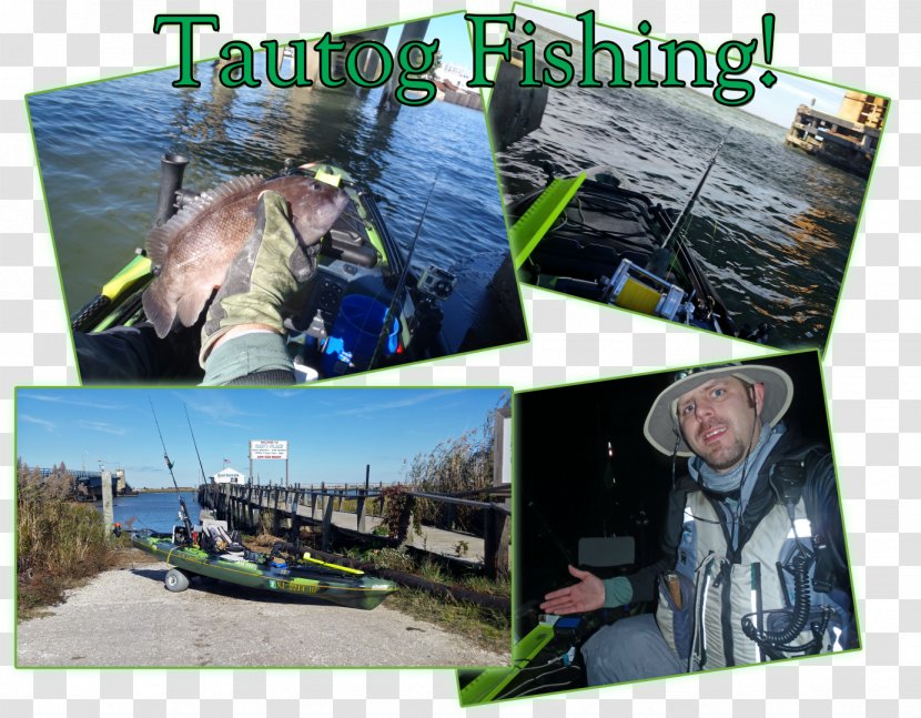 Kayak Fishing Hobby Plastic Cape May - Collage - HULL Transparent PNG