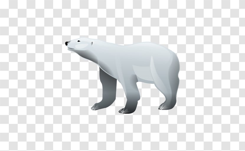 Polar Bear Kodiak - Watercolor Transparent PNG