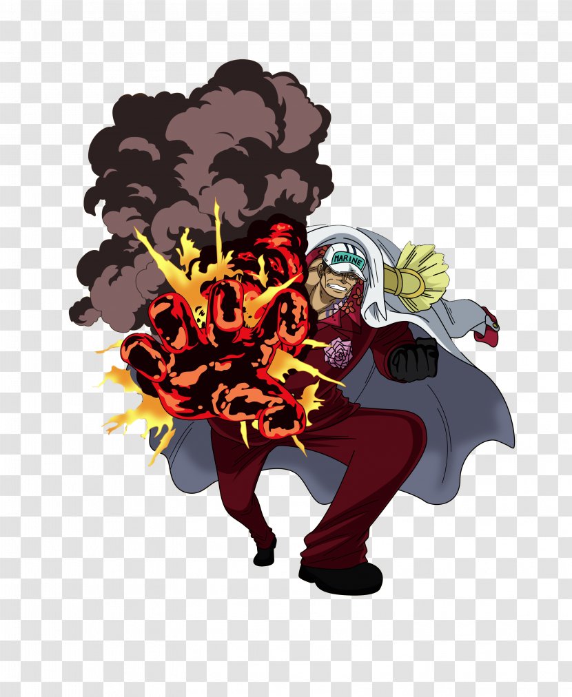 Akainu Monkey D. Garp Luffy Roronoa Zoro Portgas Ace - Flower - One Piece Transparent PNG