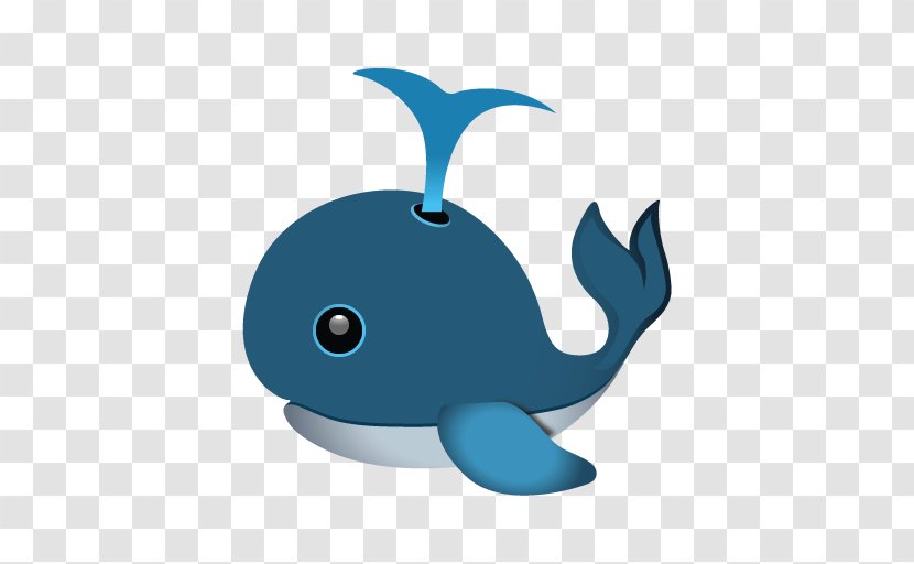 Emoji Iphone - Common Dolphins - Blue Whale Transparent PNG
