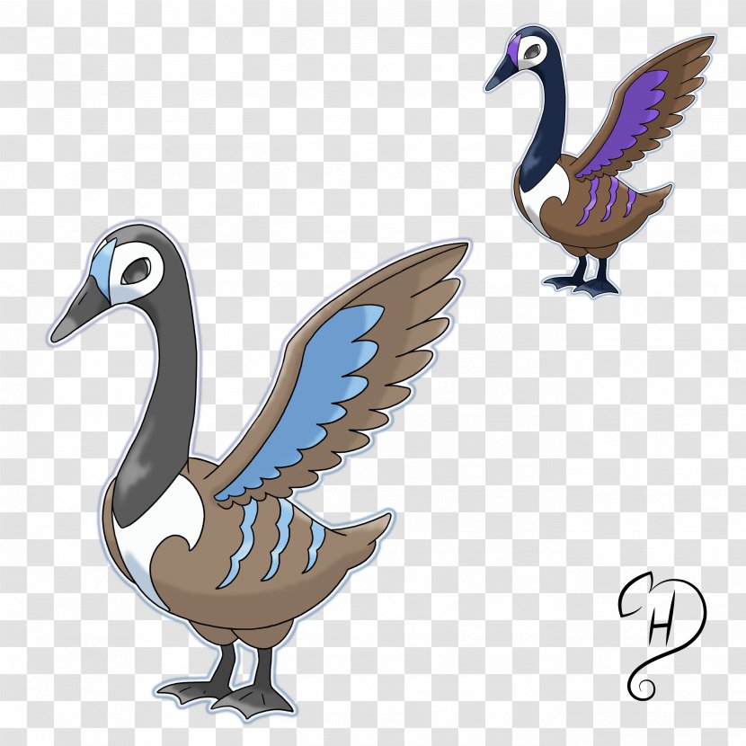 Goose DeviantArt Artist Bird - Art - Attack Transparent PNG