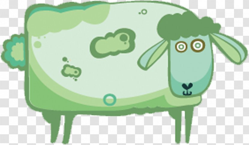 Sheep Euclidean Vector Illustration - Plant - Cartoon Transparent PNG