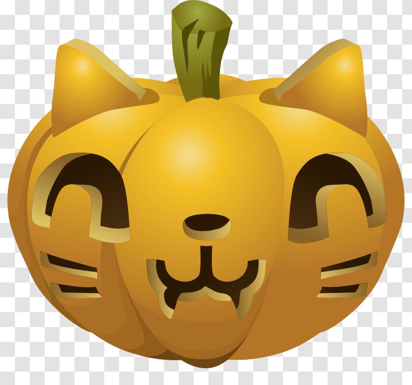 Jack-o'-lantern Pumpkin Carving Calabaza Clip Art - Halloween - Pumpkins Transparent PNG