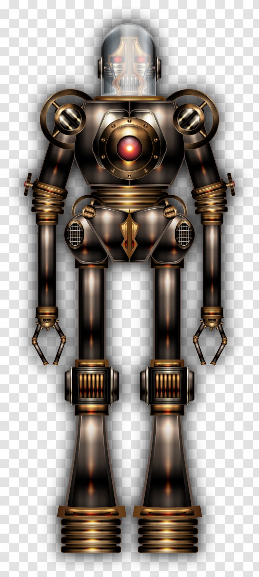 Robotic Art Steampunk Dampfroboter Cyborg - Android - Robot Transparent PNG
