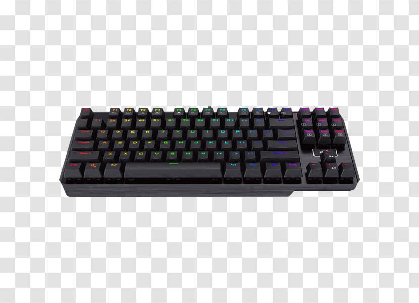 Computer Keyboard RGB Color Model Backlight Gaming Keypad Laptop - Input Device Transparent PNG