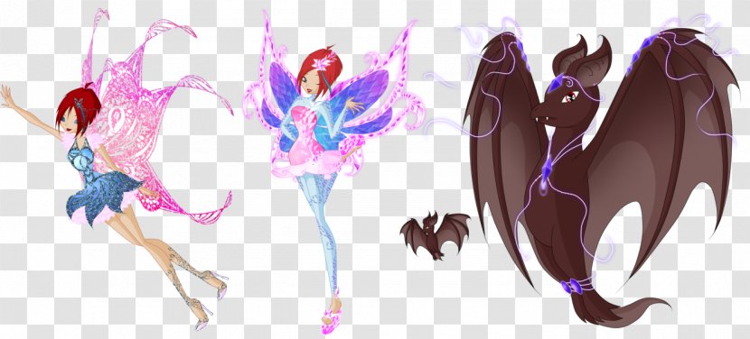 Winx Club - Silhouette - Season 7 Fairy Butterflix Mythix BelievixFairy Transparent PNG