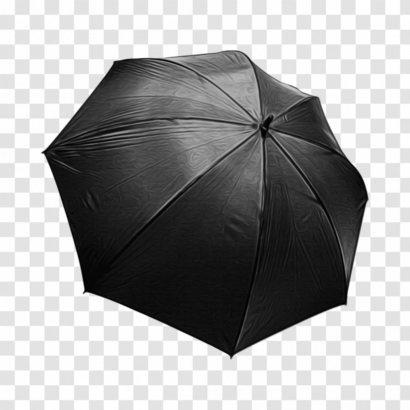 Umbrella Cartoon - Black Transparent PNG