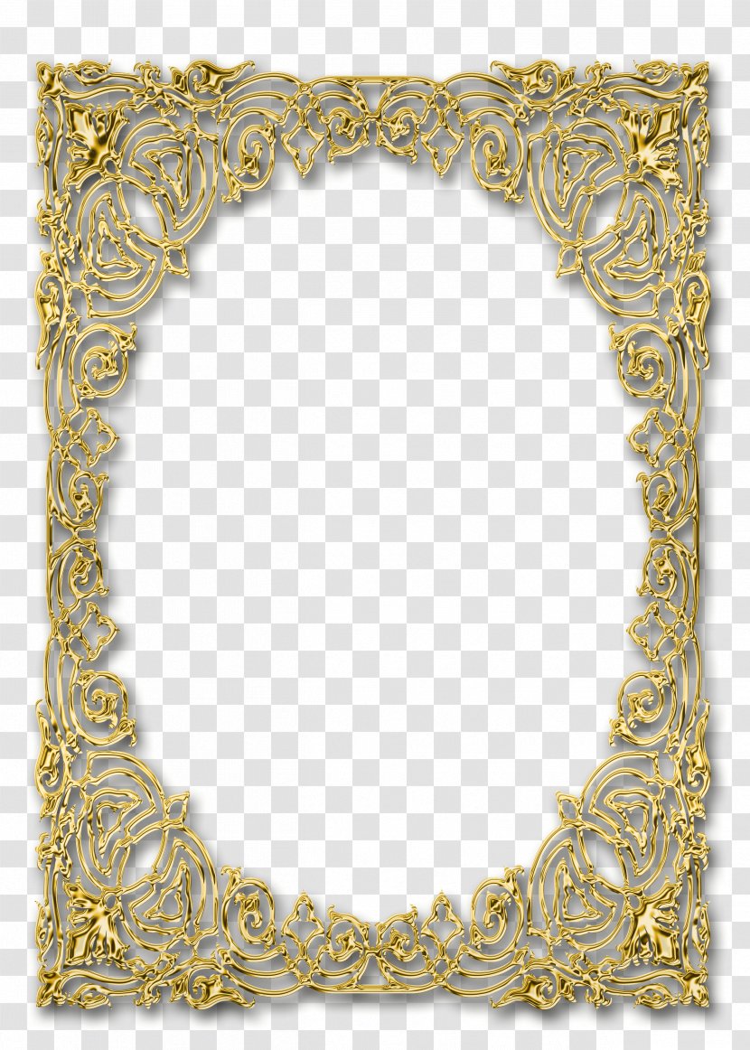 Picture Frames Photography - Rectangle - Gold Transparent PNG