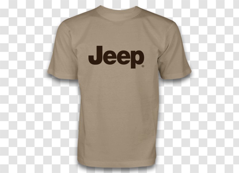 T-shirt Jeep Sleeve Brand - Sand - Desert Transparent PNG