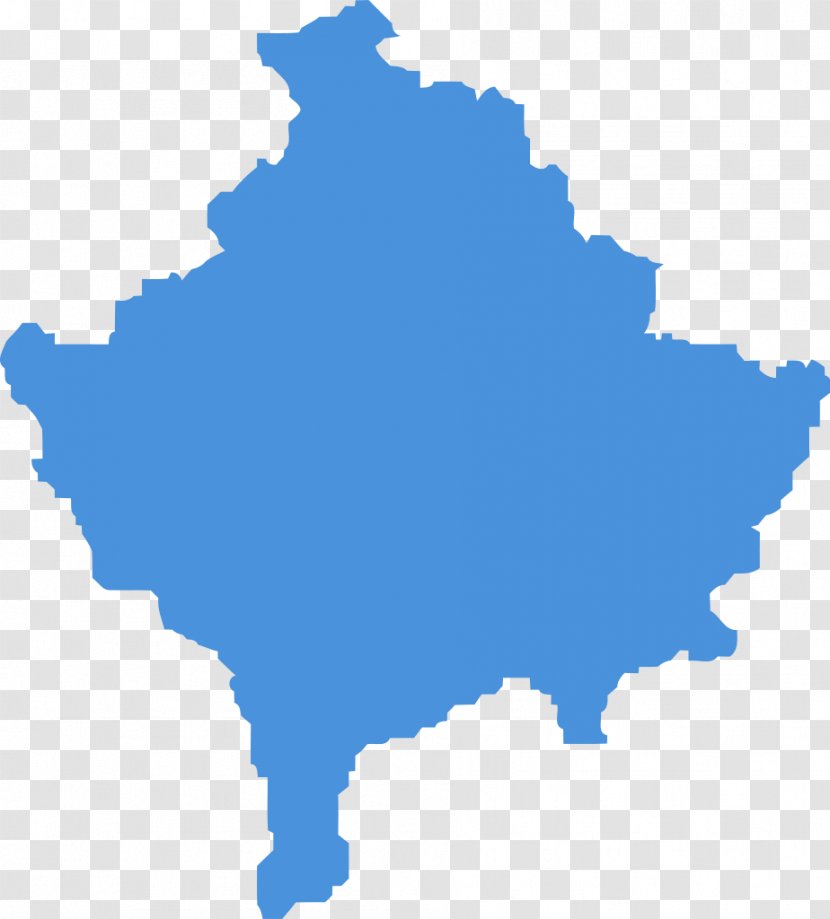 Flag Of Kosovo Serbia Albania - Blue Transparent PNG