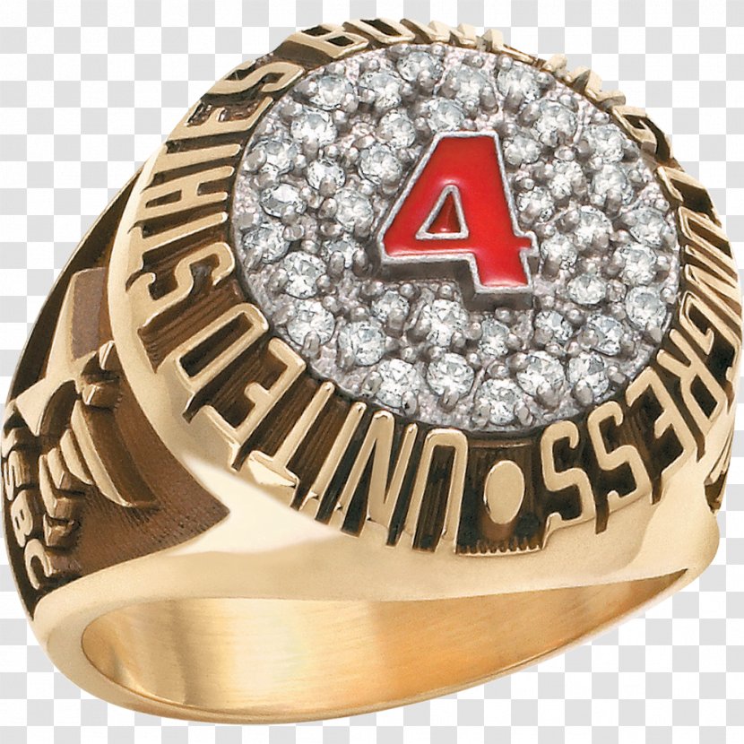 Championship Ring Perfect Game Bowling Gold - Champion Transparent PNG