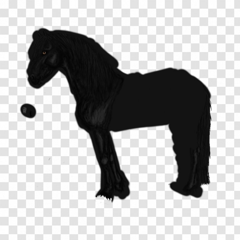 Mane Mustang Pony Stallion Halter - Pack Animal - Friesian Horse Transparent PNG