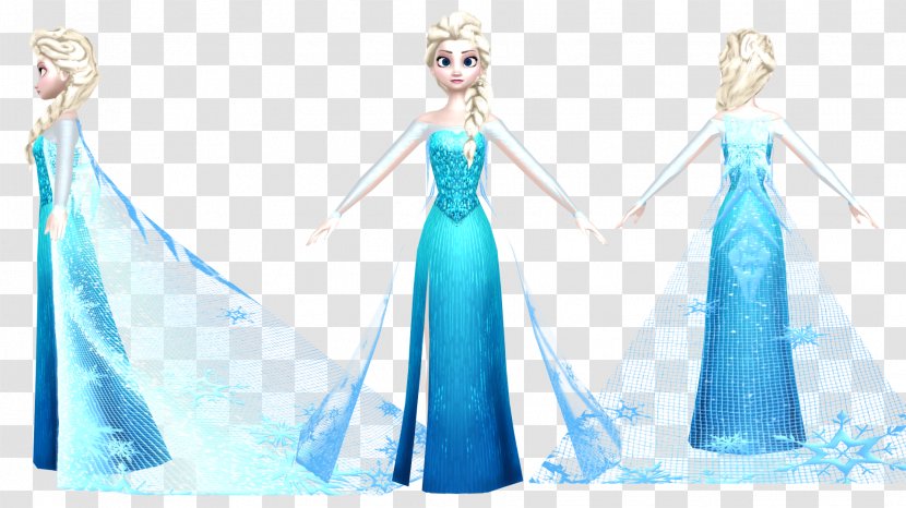 Fashion Design Gown - Costume - Elsa Edits Transparent PNG