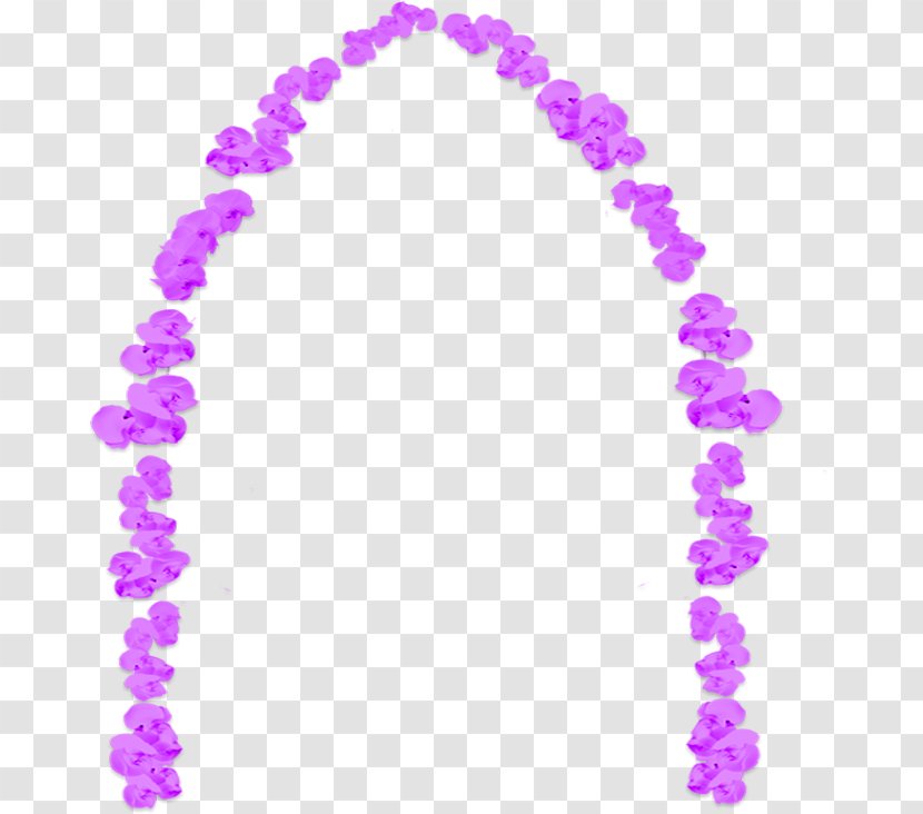Purple Necklace Jade - Designer - Pattern Frame Transparent PNG