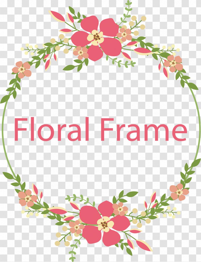 Flower Download - Branch - Frame Vector Transparent PNG