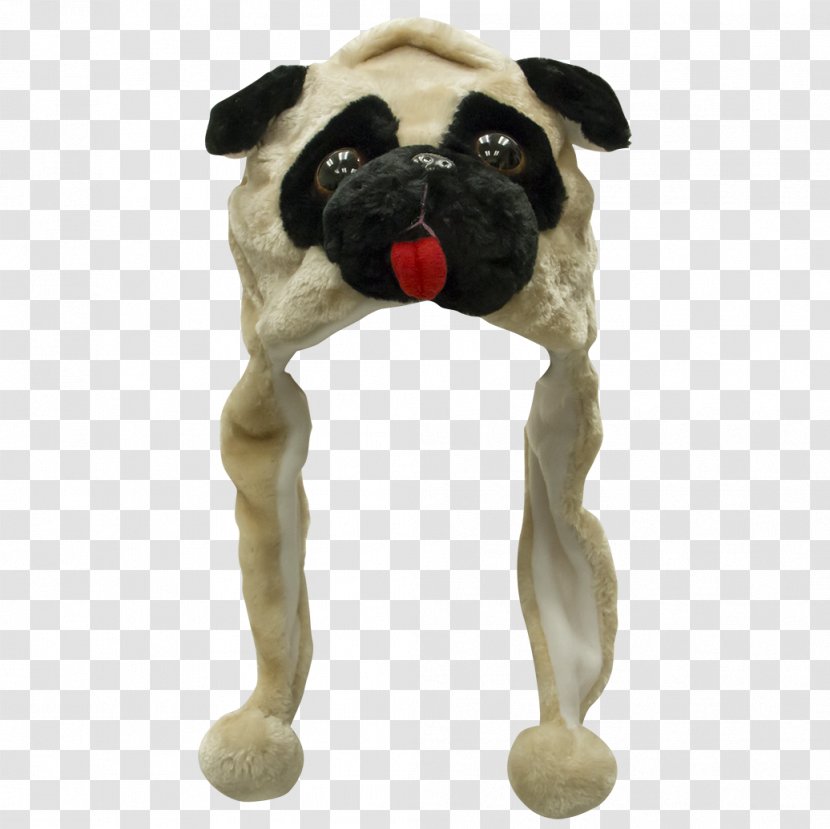 Pug Stuffed Animals & Cuddly Toys Hat Plush Clothing - Toy Dog Transparent PNG