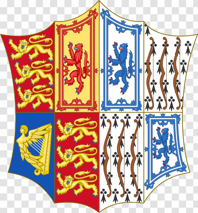 Coat Of Arms Queen Mother Consort Regnant British Royal Family - National - Lyon Transparent PNG