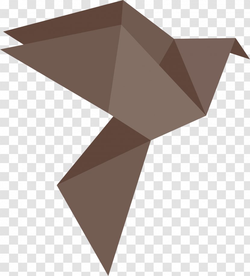 Orizuru Crane Triangle Transparent PNG