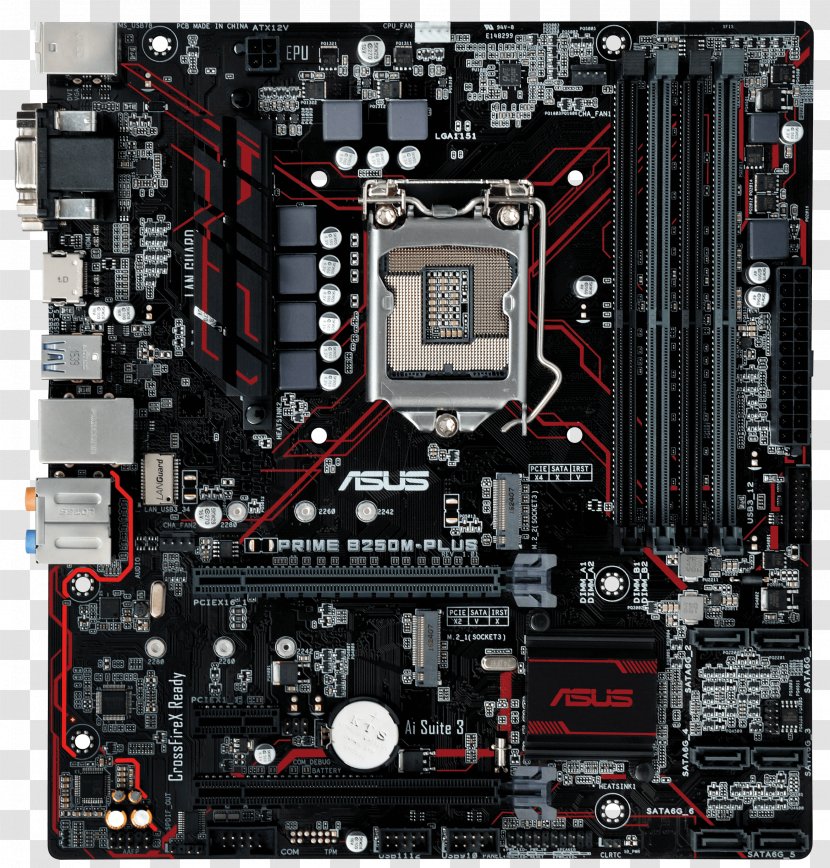 Mainboard Asus PRIME Base Intel 1151 Form Factor LGA MicroATX Motherboard - Ddr4 Sdram Transparent PNG