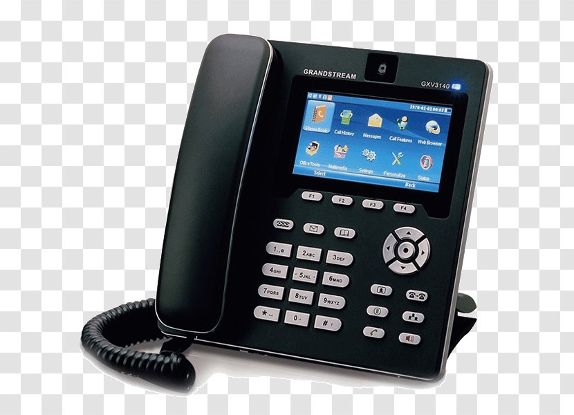 Grandstream Networks VoIP Phone GXV3240 Voice Over IP Telephone - Handset Transparent PNG