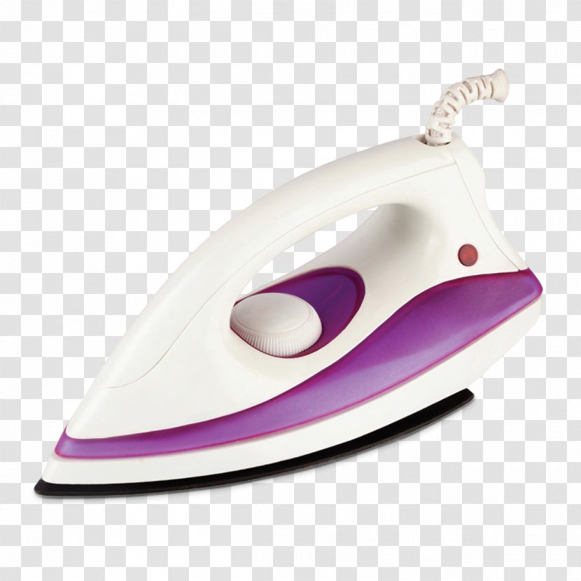 Clothes Iron Small Appliance Purple Color White Transparent PNG