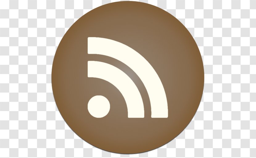 Brown Circle Symbol Font - Threat - RSS Transparent PNG