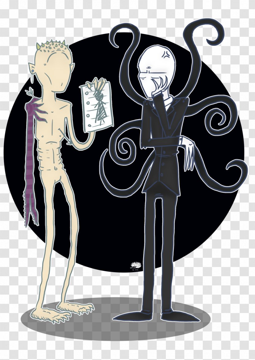 Illustration Human Behavior Cartoon Character - Slender Man Transparent PNG