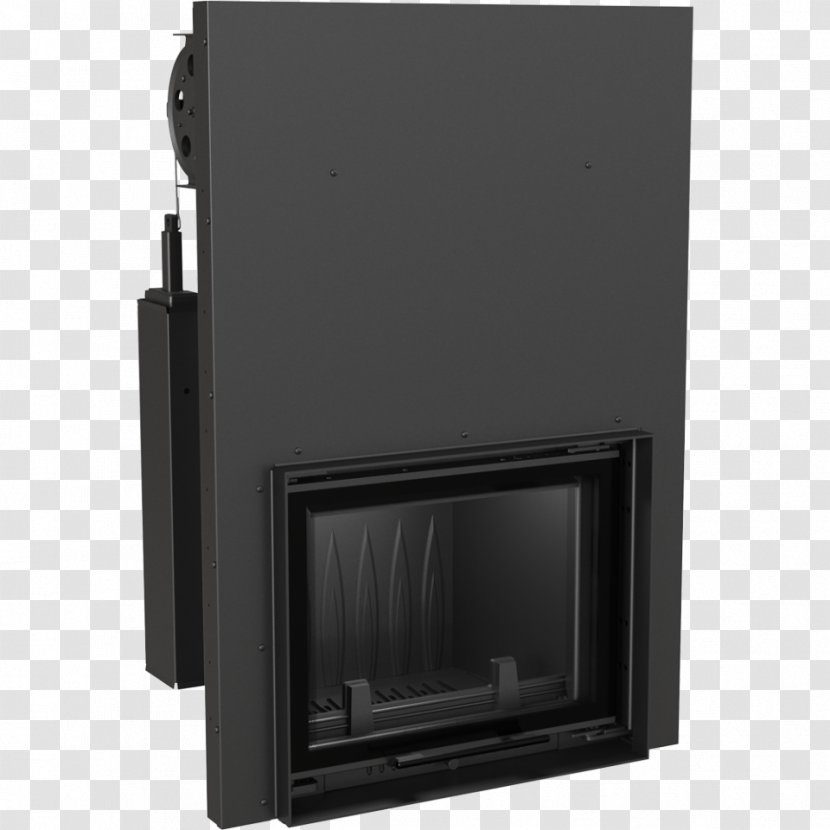 Fireplace Insert Cast Iron Plate Glass Steel - Firewood Transparent PNG