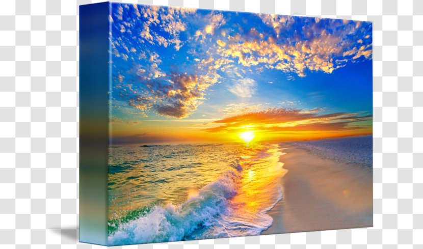 Shore Landscape Ocean Sea Wind Wave - Beach Sunset Transparent PNG