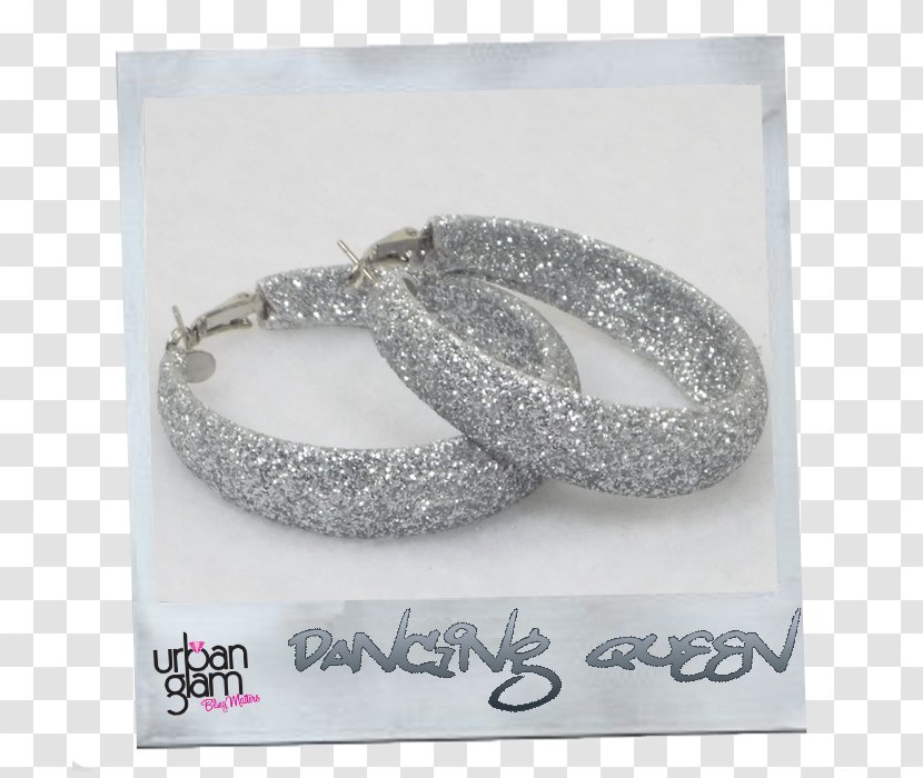 Earring Silver Jewellery Glitter Claire's - Bling Transparent PNG