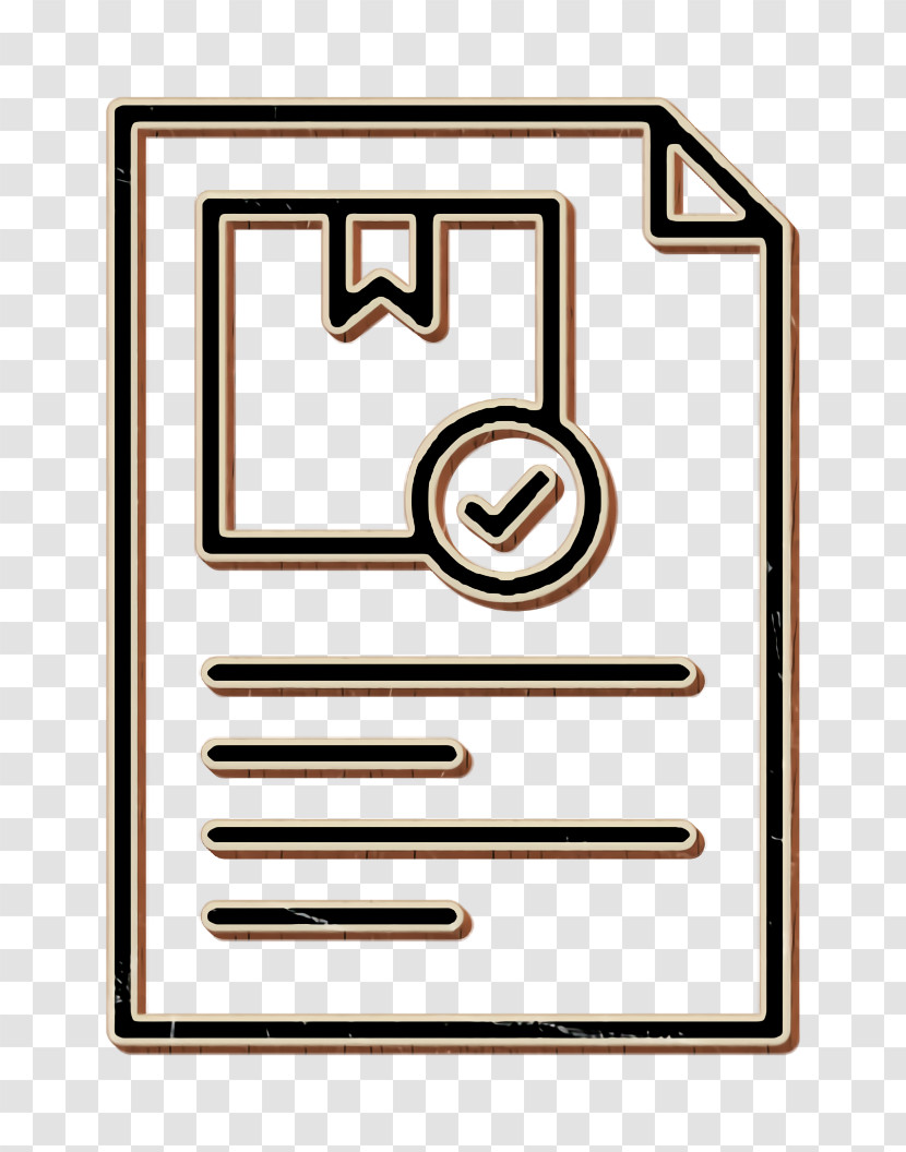 Delivery Note Icon Logistic Icon Dispatch Note Icon Transparent PNG