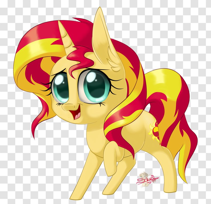 Cat Pony Sunset Shimmer Horse Clip Art Transparent PNG