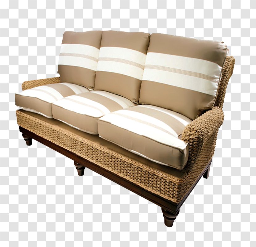 Furniture Couch Club Chair Cushion - Interior Design Services - Green Rattan Transparent PNG