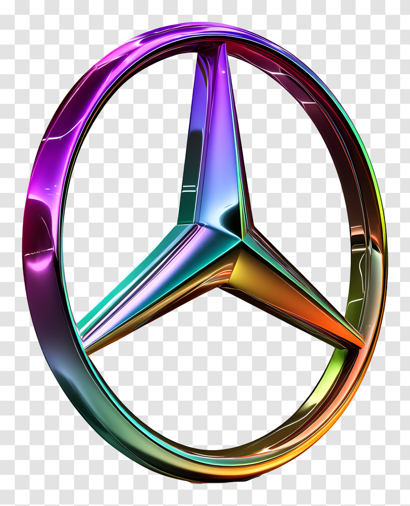 Mercedes Benz Logo - Colorful Mercedes Logo Transparent PNG