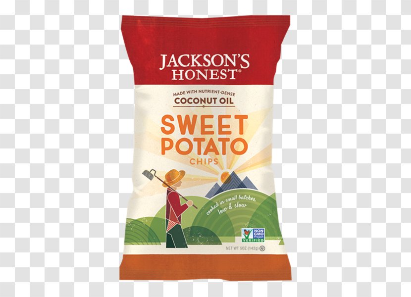Jackson's Honest Sweet Potato Chips Junk Food Potatoes - Frame - Cartoon Transparent PNG