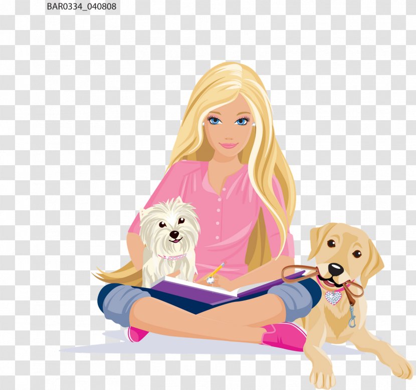 Barbie Doll Toy Coloring Book Mattel - Style - Princess Transparent PNG