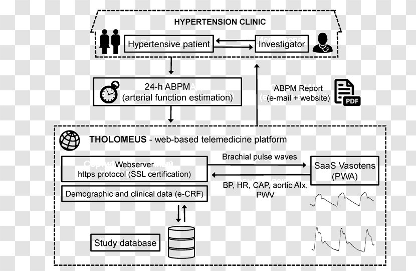 Telemedicine Hypertension Health Care Blood Pressure - Paper Transparent PNG