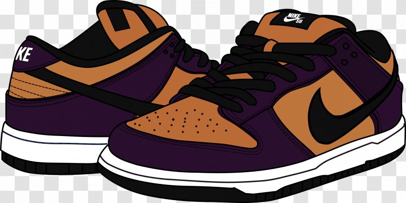 Air Force Nike Dunk Skateboarding Shoe - Max - Low Vector Transparent PNG
