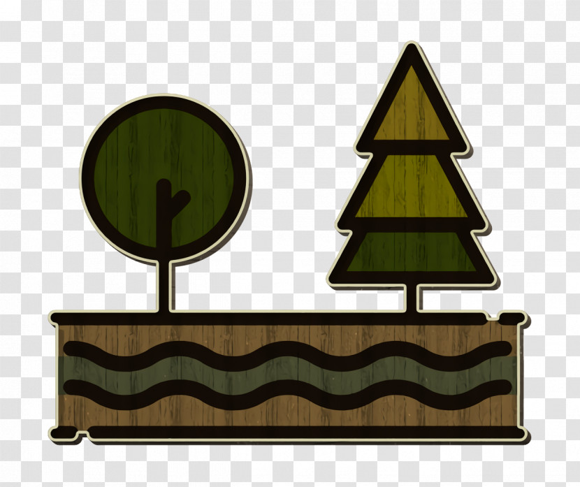 Nature Icon Tree Icon River Icon Transparent PNG