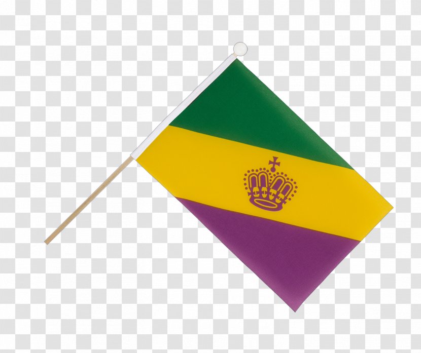 Triangle Flag - Mardi Gras Celebration Transparent PNG