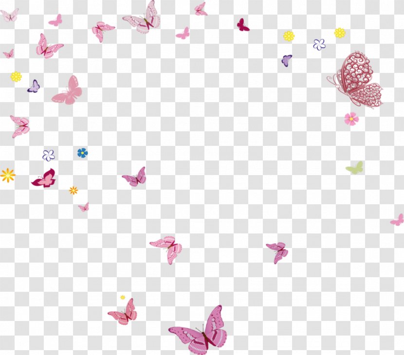 Butterfly Flower Fairies Mural - Moths And Butterflies - Spring Transparent PNG