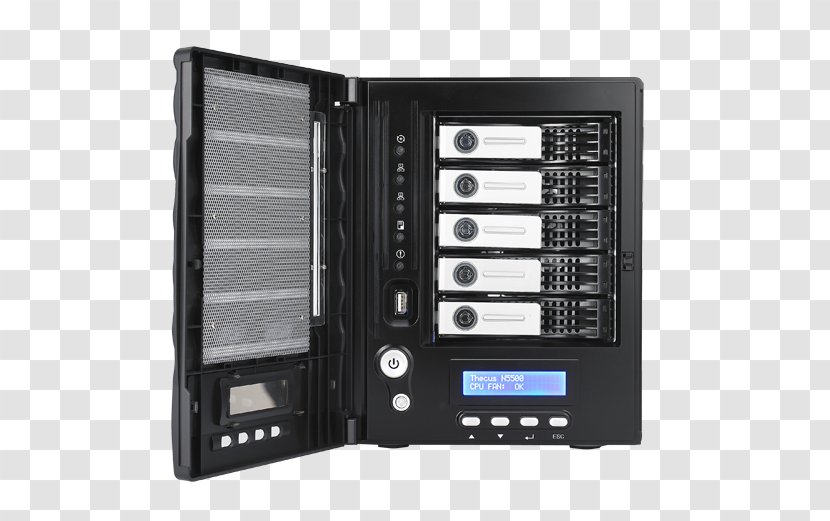 Network Storage Systems Thecus W5000 Data N5550 - Computer Case - System Transparent PNG