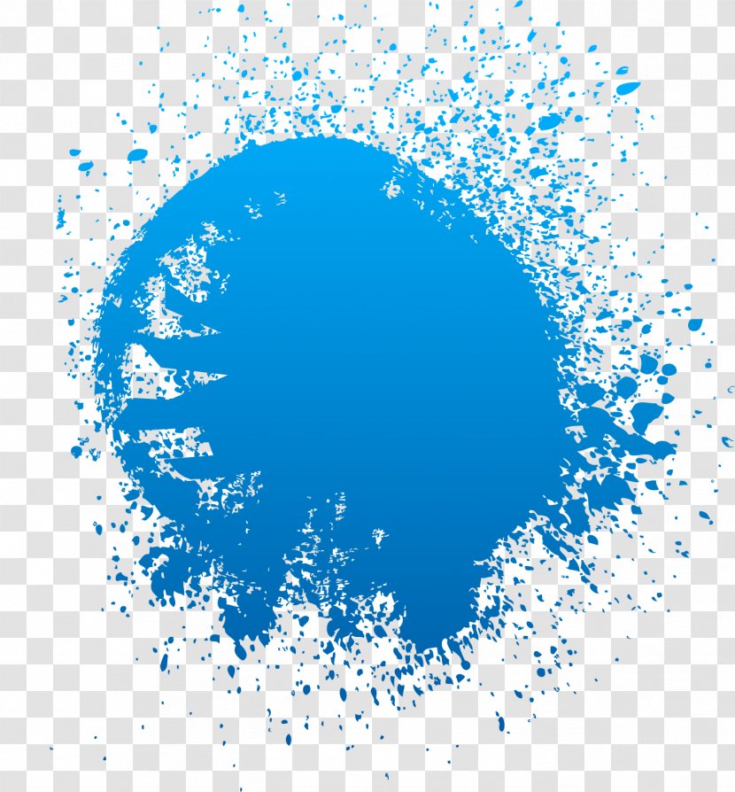 Blue Design Vector Graphics Color - Art - Quadro Azul Transparent PNG