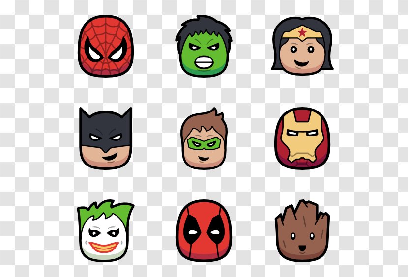 Emoticon Superhero Clip Art - Comics - Avatar Transparent PNG