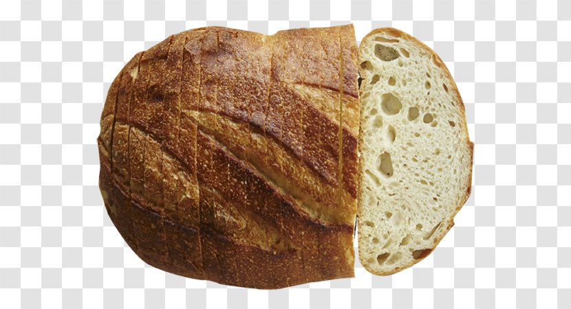 Rye Bread Graham Baguette Bakery Sourdough - Sliced Transparent PNG